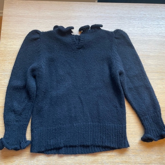 St Roche black puff sleeve sweater - Picture 2 of 5